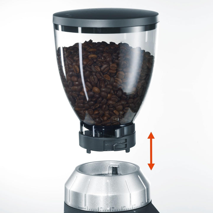 Graef Kaffeemühle CM 800,128W,‎350 Gramm, 23 x 13.2 x 38.5 cm, Silber Single, Single