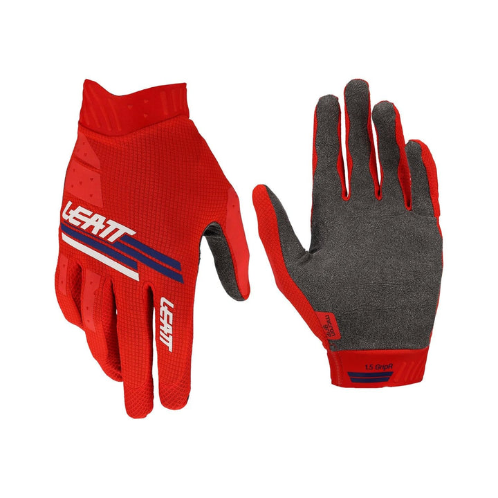 Leatt Moto 1.5 GripR Motocross-Handschuhe (Rot, S)
