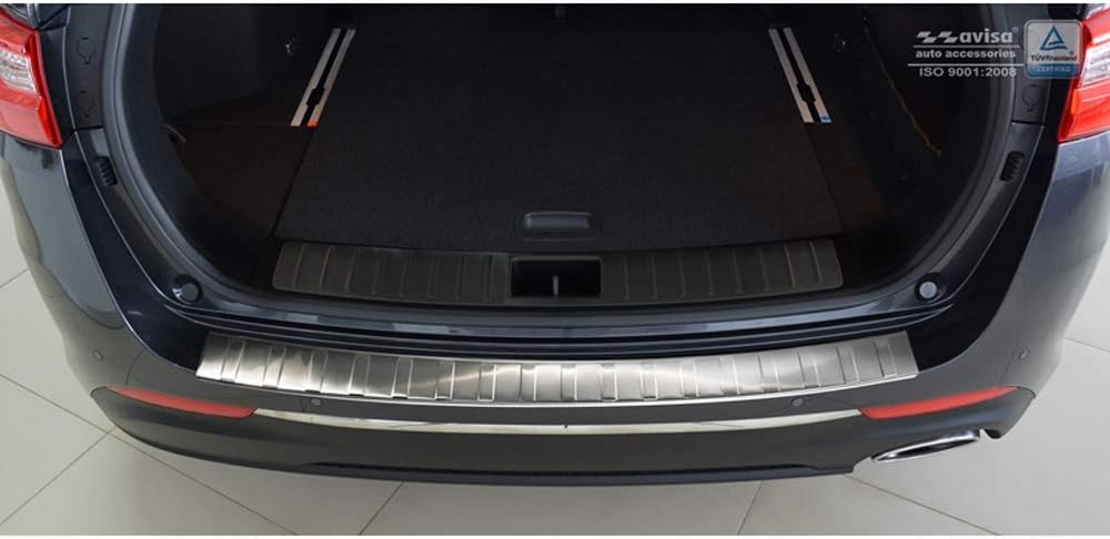 Spiegelschwarz Edelstahl Heckstossstangenschutz kompatibel mit Mazda CX-5 II 2017- inkl. Facelift 'R