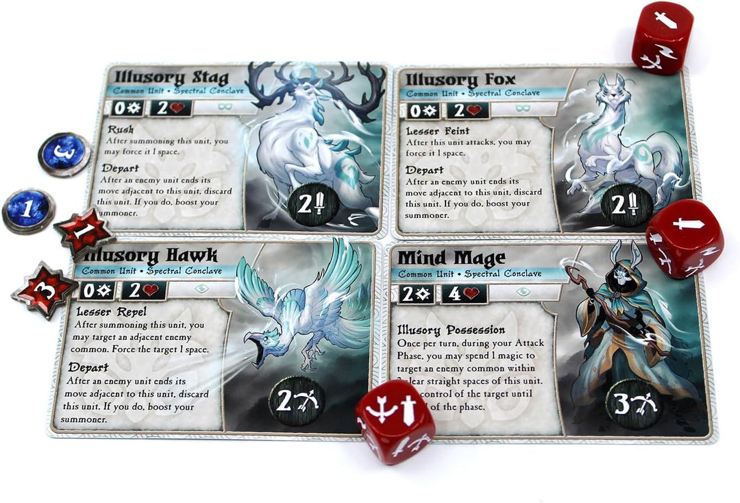 Summoner Wars Second Edition: Spectral Conclave Expansion | Fantasy Card Game Faction Pack | Strateg