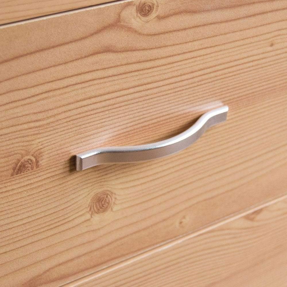 Vida Designs Riano Schminktisch aus Kiefernholz, 3 Schubladen, Schlafzimmermöbel, Kiefer, H 79 x W 9