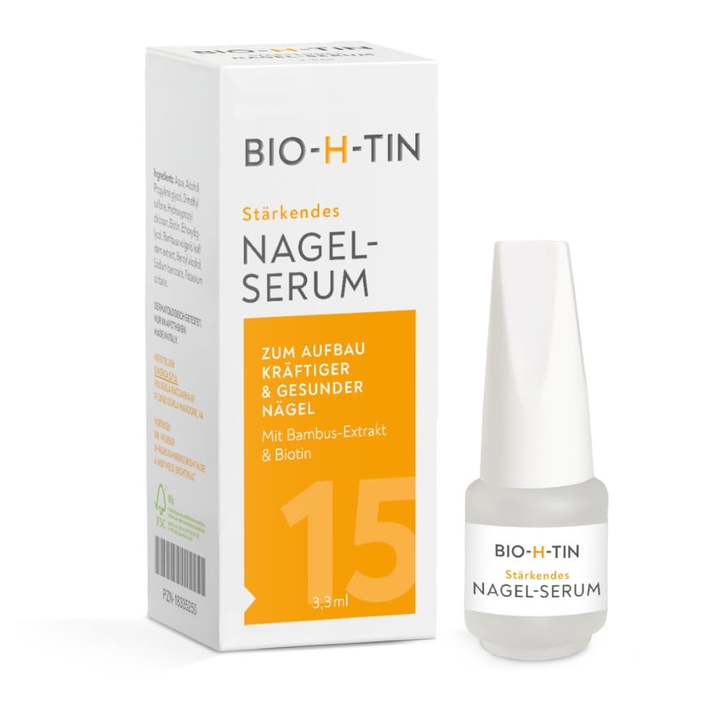 BIO-H-TIN stärkendes Nagel-Serum – Zum Aufbau kräftiger & gesunder Nägel in nur 4 Wochen– 3,3 ml Nag