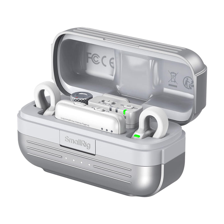 SMALLRIG S70 Drahtloses Mikrofon mit USB-C- und 3,5-mm-Anschluss für Smartphones/Tablets/Kameras, Un