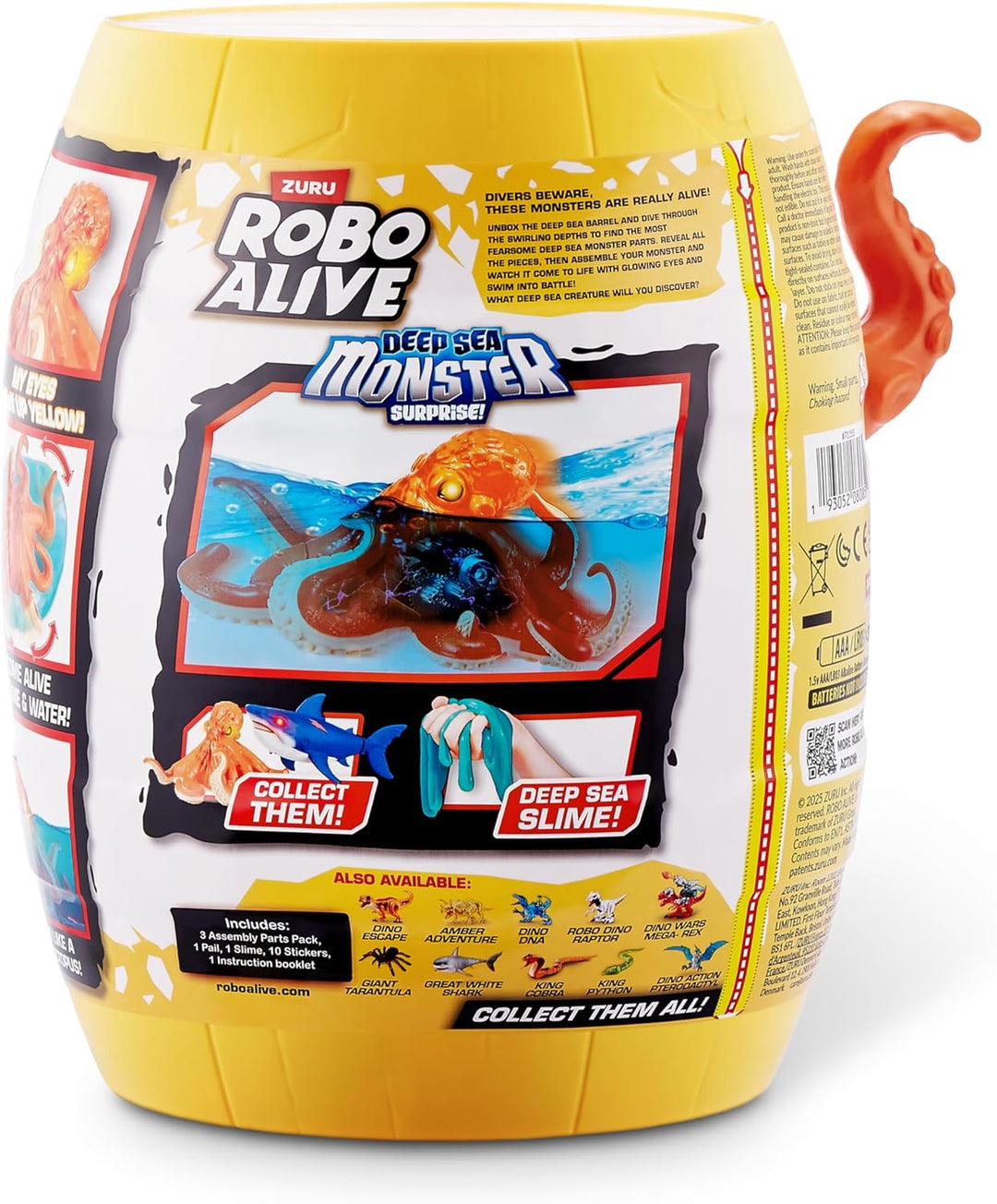 ROBO ALIVE Deep Sea Monster Surprise von ZURU, Unboxing, elektronisches Tierspielzeug für Jungen Oct