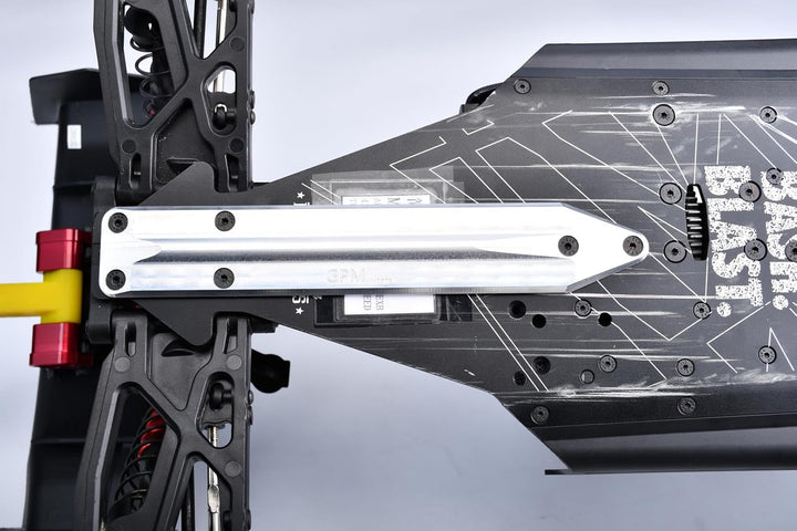 GPM Aluminium 7075 Alloy Rear Chassis Skid Plate Brace for Arrma 1:8 KRATON 6S EXB/KRATON 6S V5 V6 S