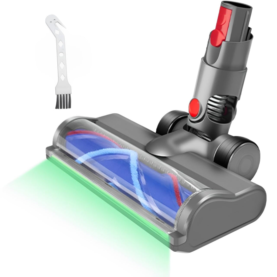 Bürste für Dyson V12 Detect Slim V10 Digital Slim Staubsauger, Zubehör Bodenbürste mit LED-Leuchten,