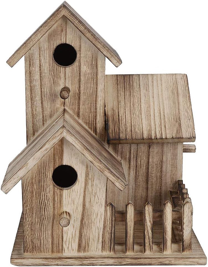 Vogelhaus aus Holz, Kleiner Hängender Vogel-Nistkasten, Outdoor-Garten-Vogelhaus-Haustierbedarf Deko