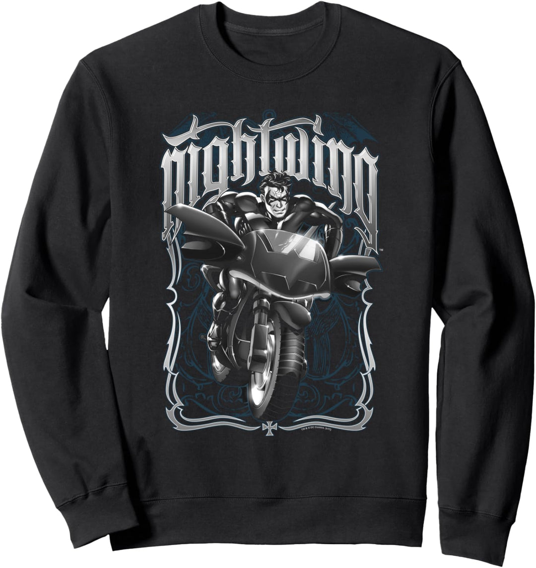 Batman Nightwing Biker Sweatshirt