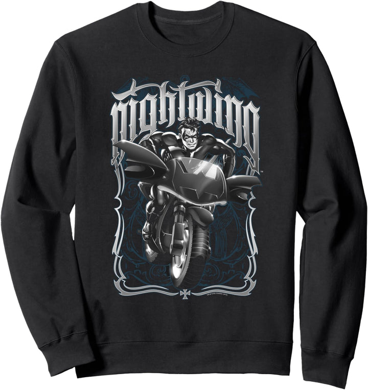 Batman Nightwing Biker Sweatshirt