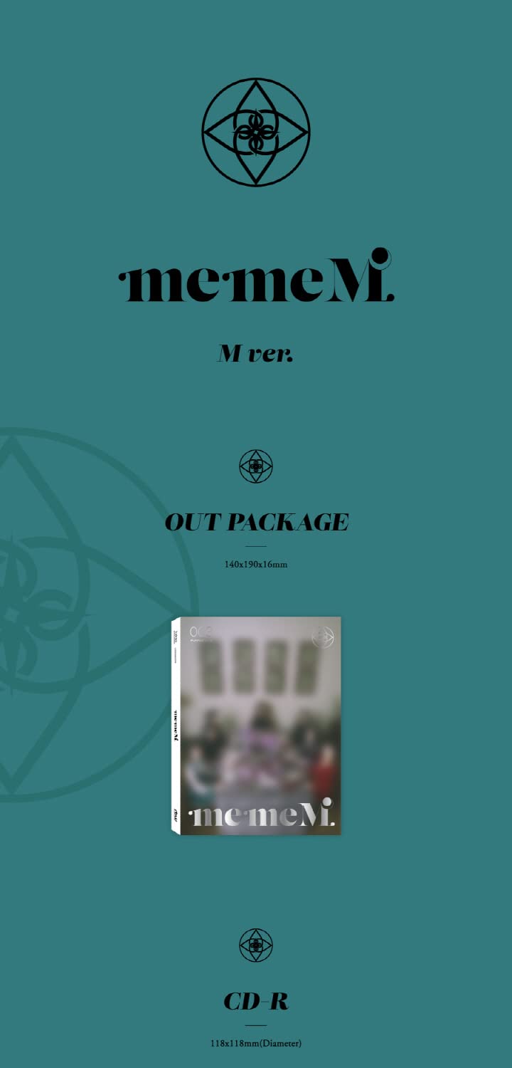 Purple Kiss memeM 3rd Mini Album M Version Contents+Poster+Tracking Sealed, Audio-CD