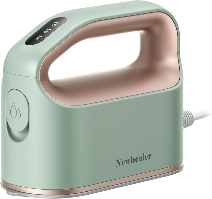 Newbealer Dampfbügeleisen, Kontinuierlicher Turbo-Dampf für Kleidung, 360° horizontales und vertikal