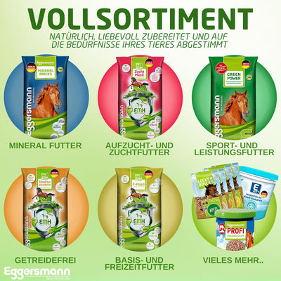Eggersmann EMH Struktur Equichamp – Pferdemüsli mit Lebendhefe Yea-Sacc 1026 – Unterstützt Gewichtsz
