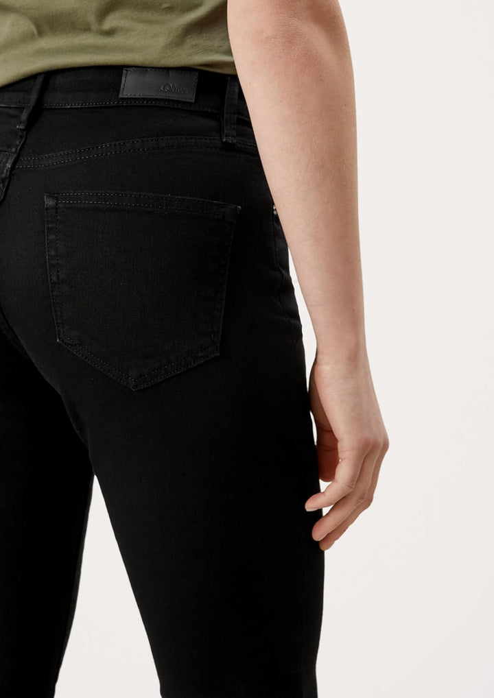s.Oliver Jeans Betsy/Slim Fit/Mid Rise/Slim Leg 34W / 30L Schwarz, 34W / 30L Schwarz