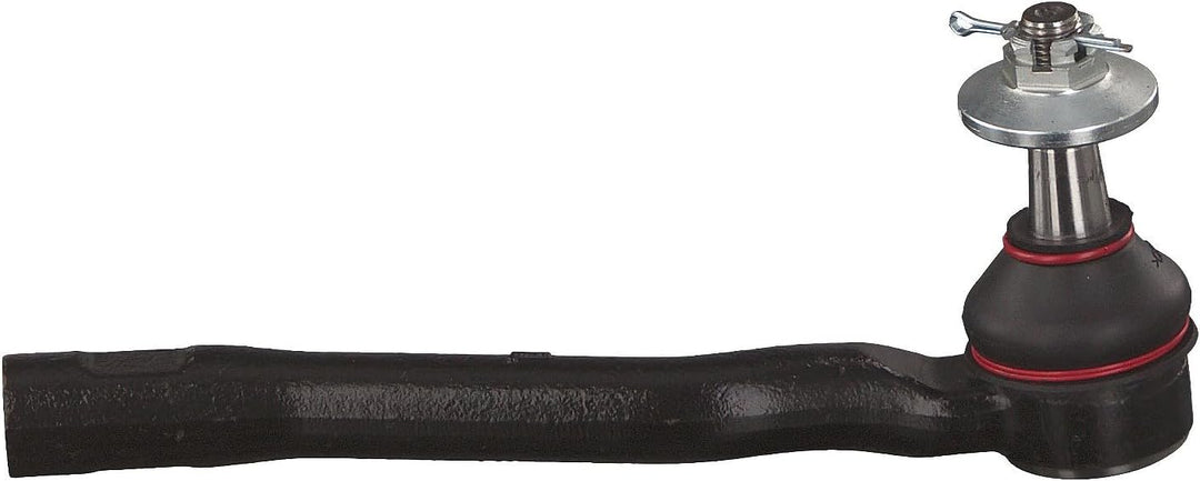 febi bilstein 43215 Spurstangenendstück mit Kronenmutter und Splint , 1 Stück Vorderachse links, Vor