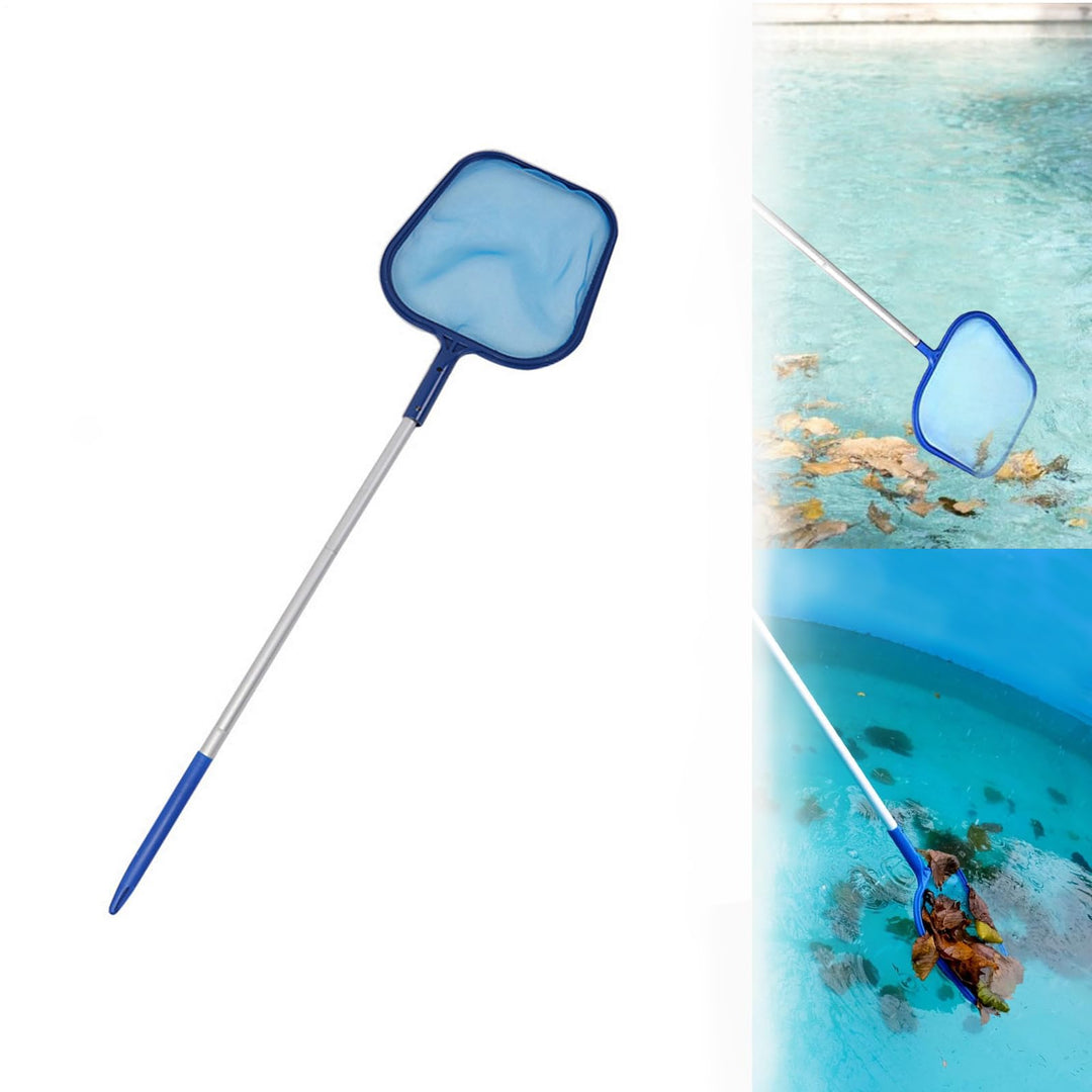 Kescher Pool Feinmaschig -Pool Skimmer Netz -Keshcer Netz Mit Stange | Blattfänger mit abnehmbaren A