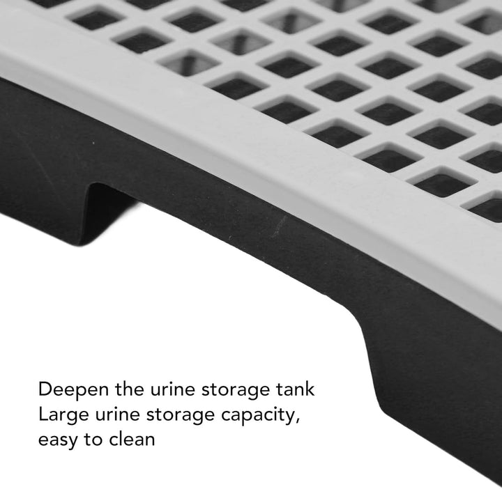 VBESTLIFE Hundetöpfchen-Tablett, Haustier-Hundetrainings-Toilette für den Innenbereich mit Wandsäule