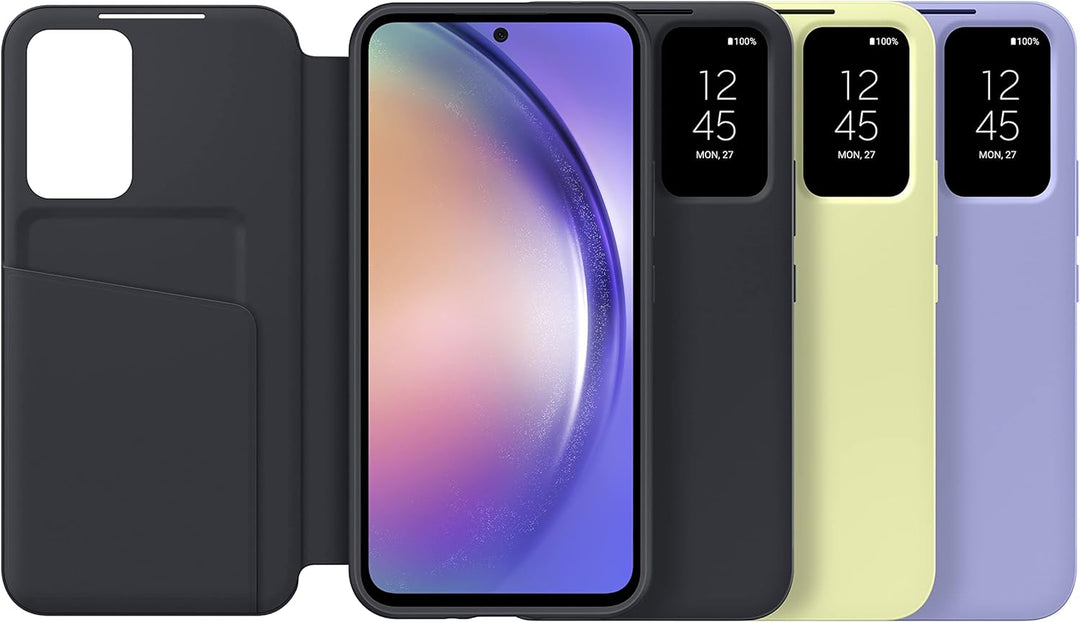 Samsung Smart View Wallet Case EF-ZA546 für das Galaxy A54 5G, Handyhülle, Schützhülle in Blueberry,