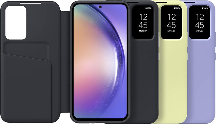 Samsung Smart View Wallet Case EF-ZA546 für das Galaxy A54 5G, Handyhülle, Schützhülle in Blueberry,