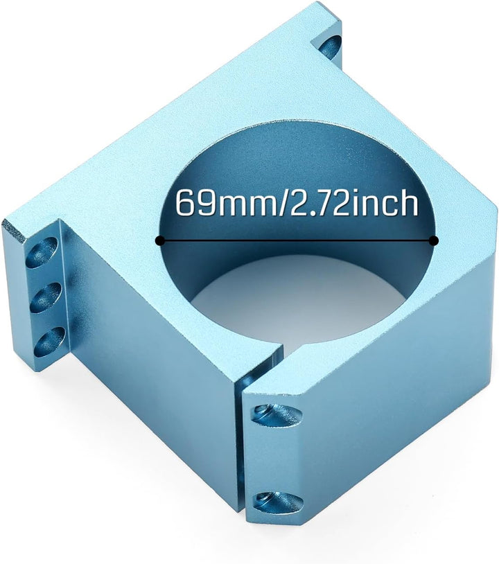 Genmitsu Spindelhalterhalterung aus Aluminium mit 69 mm Durchmesser für Spindel oder Trimmerfräse de