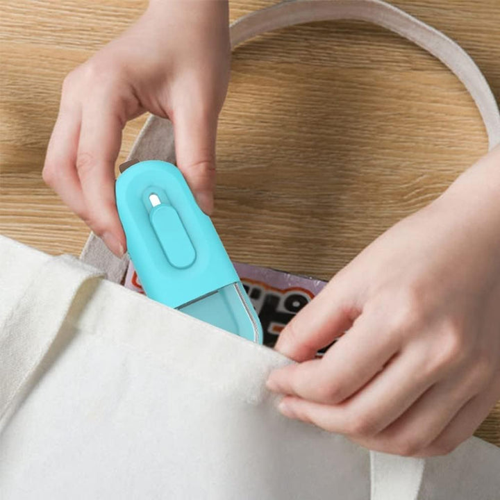 2-in-1 Bag Sealer, Mini-Beutel-Versiegeler, Tragbar Akku-Verschlussgerät für Plastiktüten Beutel Spä