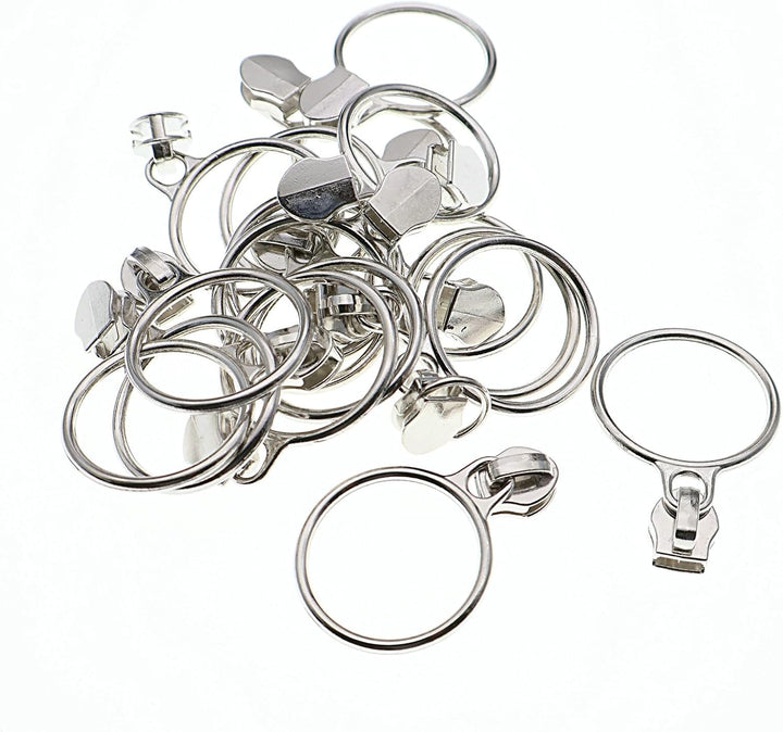 Leekayer #5 Silber Metallic Nylon Spule Reissverschlüsse durch die Meter Bulk 10 Yards Weiss Reissve