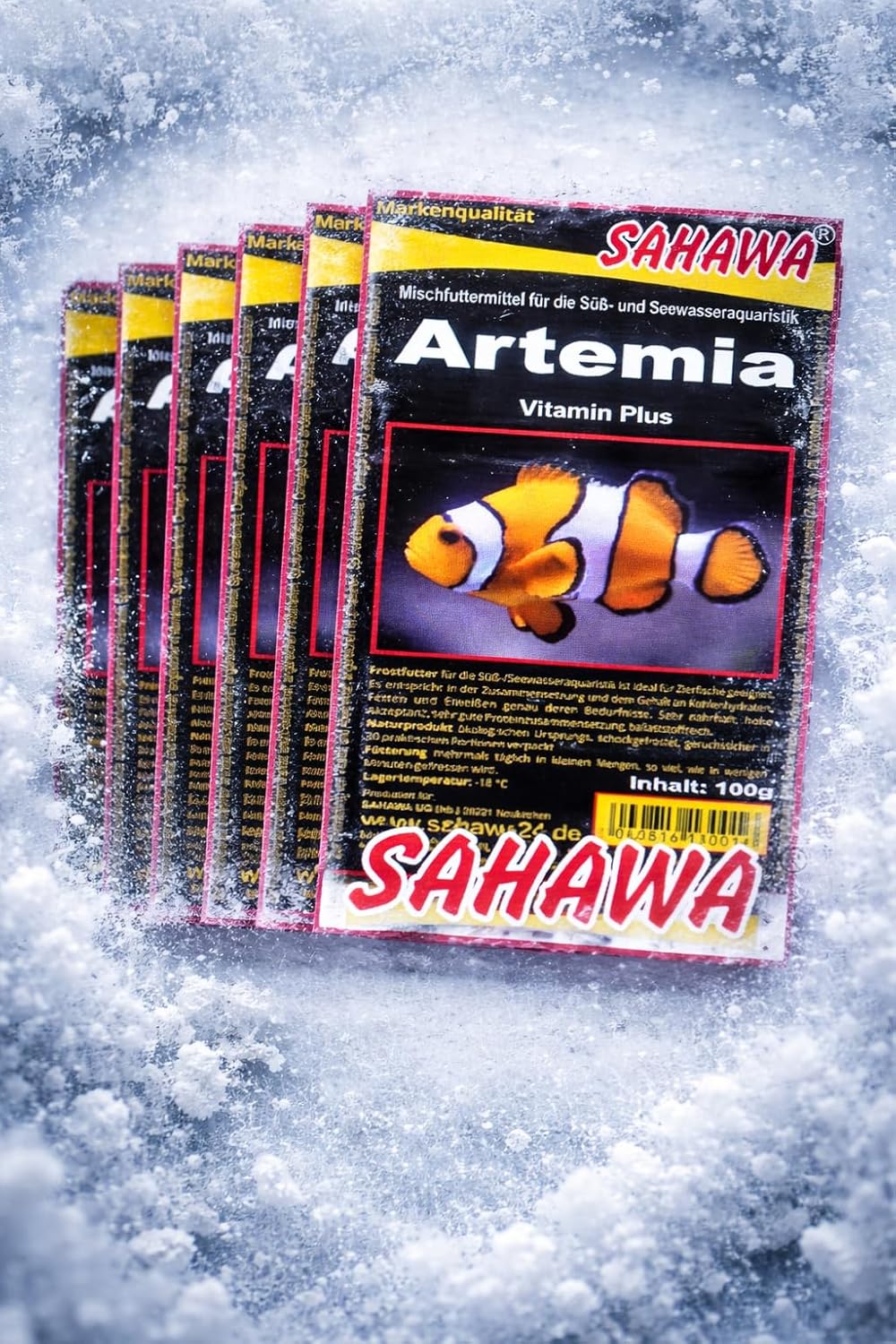 Frostfutter Artemia 10 X 100g Blister Fischfuttter