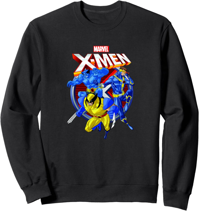 Marvel X-Men Action Group Shot Logo Sweatshirt