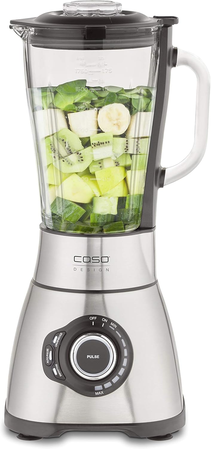 CASO B 1800 PowerBlender, Standmixer, Ideal für Milchshakes, Babybrei etc., 1800 Watt Motor, grosser