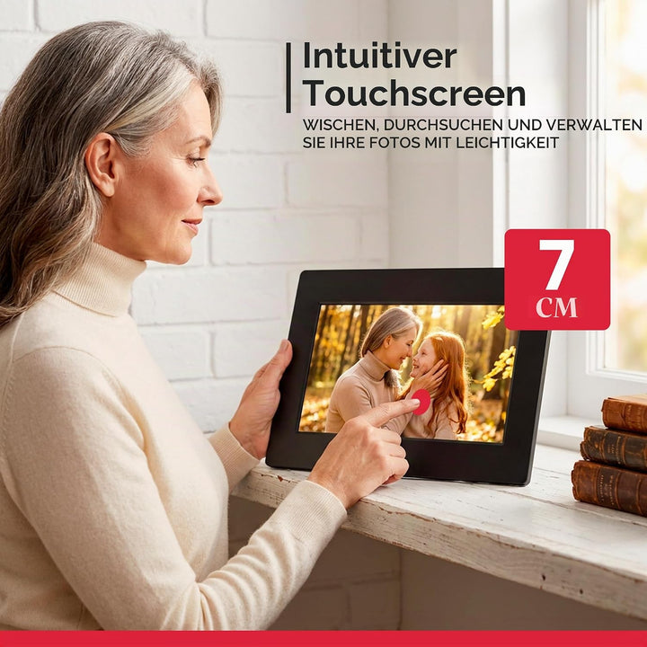 Agfa Photo - Bilderrahmen Realiview 7' 7 Zoll mit WLAN, 7 Zoll mit WLAN