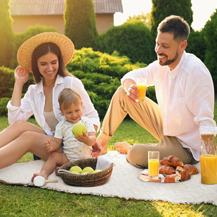 VitalCozy wasserdichte Picknickdecke, Outdoor-Decke, faltbar, 2-in-1, doppellagig, sanddicht, Strand