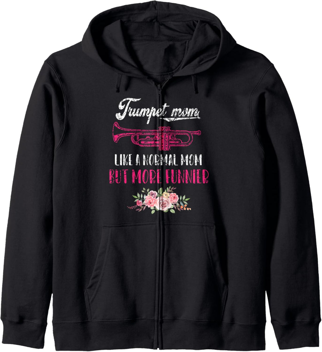 Stolze Trompeten Mutter Orchester Blasmusik Posaune Geschenk Kapuzenjacke