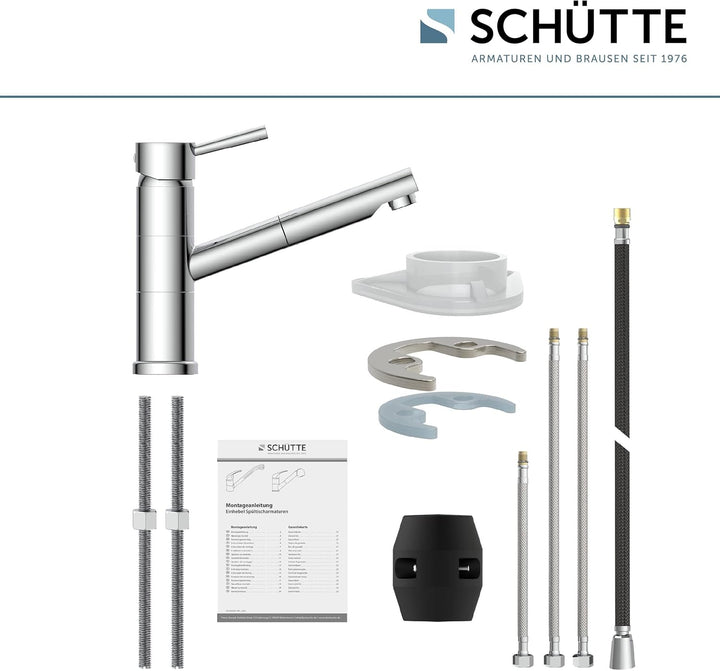 Schütte 33770 UNICORN Spültischarmatur, Chrom Unicorn Chrom, Unicorn Chrom