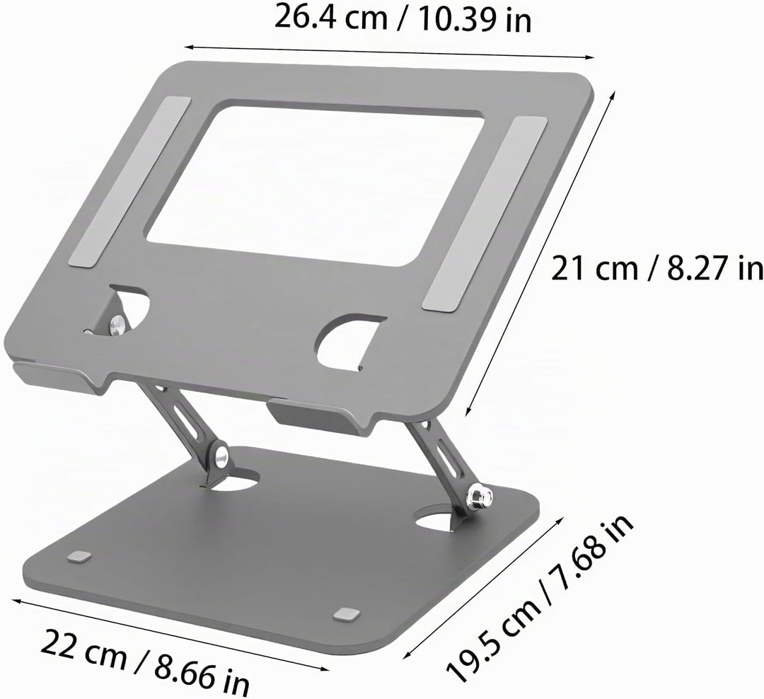 Laptop Ständer für Schreibtisch, langlebige Metallbasis, Laptop Computer Ständer für kollaboratives