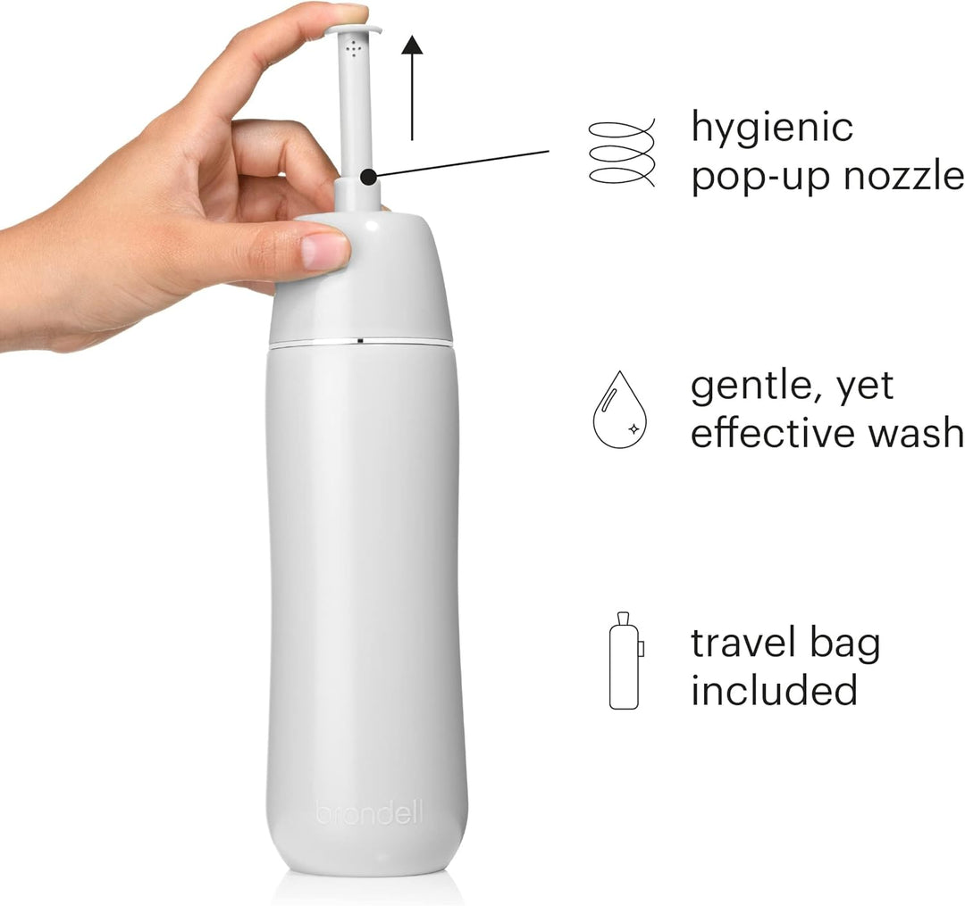 Brondell GS-85GRA Advanced GoSpa Reise-Bidet, Grau 500 ml Grau, 500 ml Grau