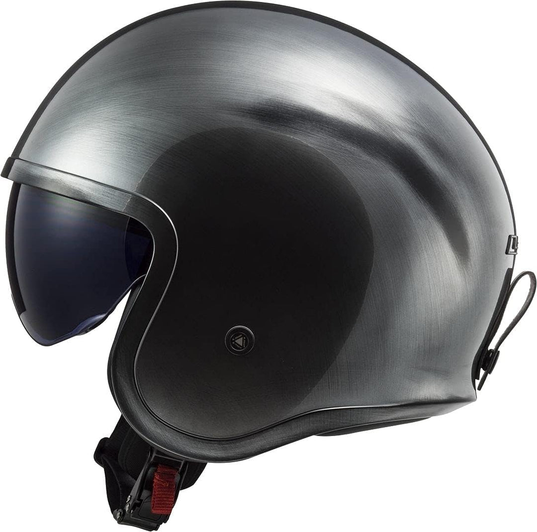 LS2 Motorradhelm Spitfire Jeans Titanium, XL XL Jeans Titanium, XL Jeans Titanium