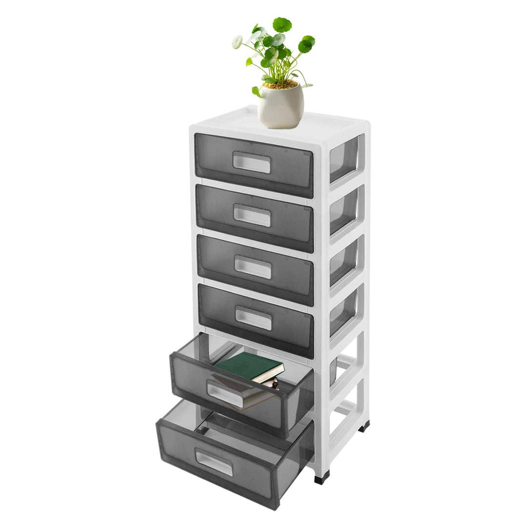 Kunststoff Rollcontainer, Rollwagen mit Schubladen, Schubladenturm für Schlafzimmer, Wohnzimmer, Arb