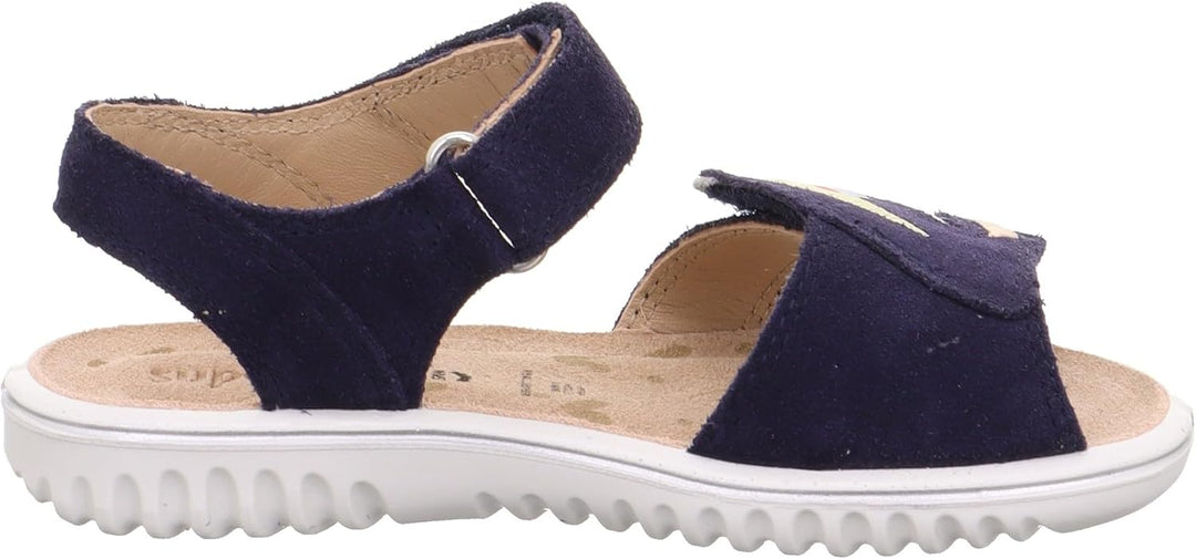 Superfit Mädchen Sparkle Sandale 25 EU Blau 8000, 25 EU Blau 8000