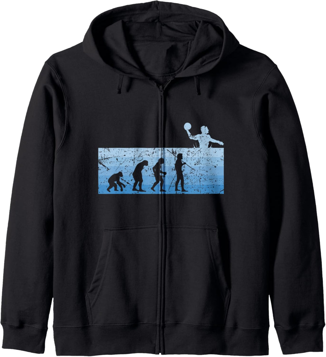 Wasserballer Evolution Wasserball Spieler Wassersport Ball Kapuzenjacke