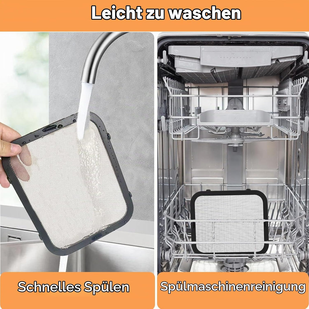 2 Stück Magnetischer Spritzschutz für Ninja Foodi Max Dual Zone AF400EU &amp; AF451EU, Edelstahl Spritzs