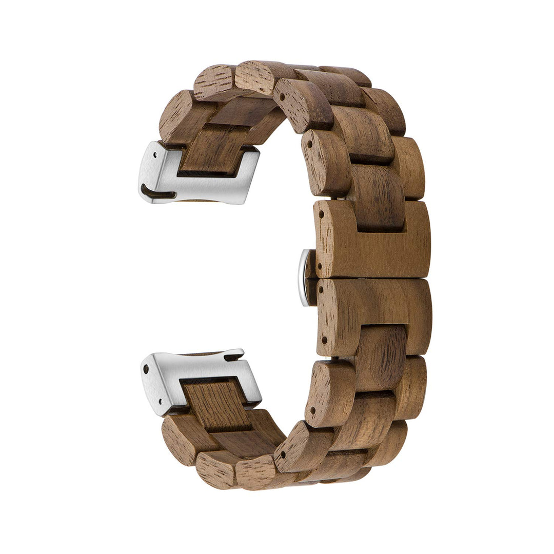 AIYIBEN Holzarmband 20mm kompatibel mit Samsung Galaxy Watch Active/Active 2, 40/42/44mm Holzarmband