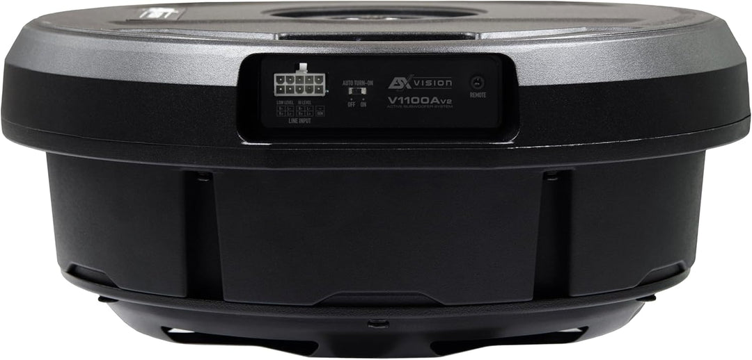 ESX V1100Av2-28cm (11") AKTIV Bass für Reserverad-Mulde mit massivem Aluminium-Gehäuse | Class-A/B P