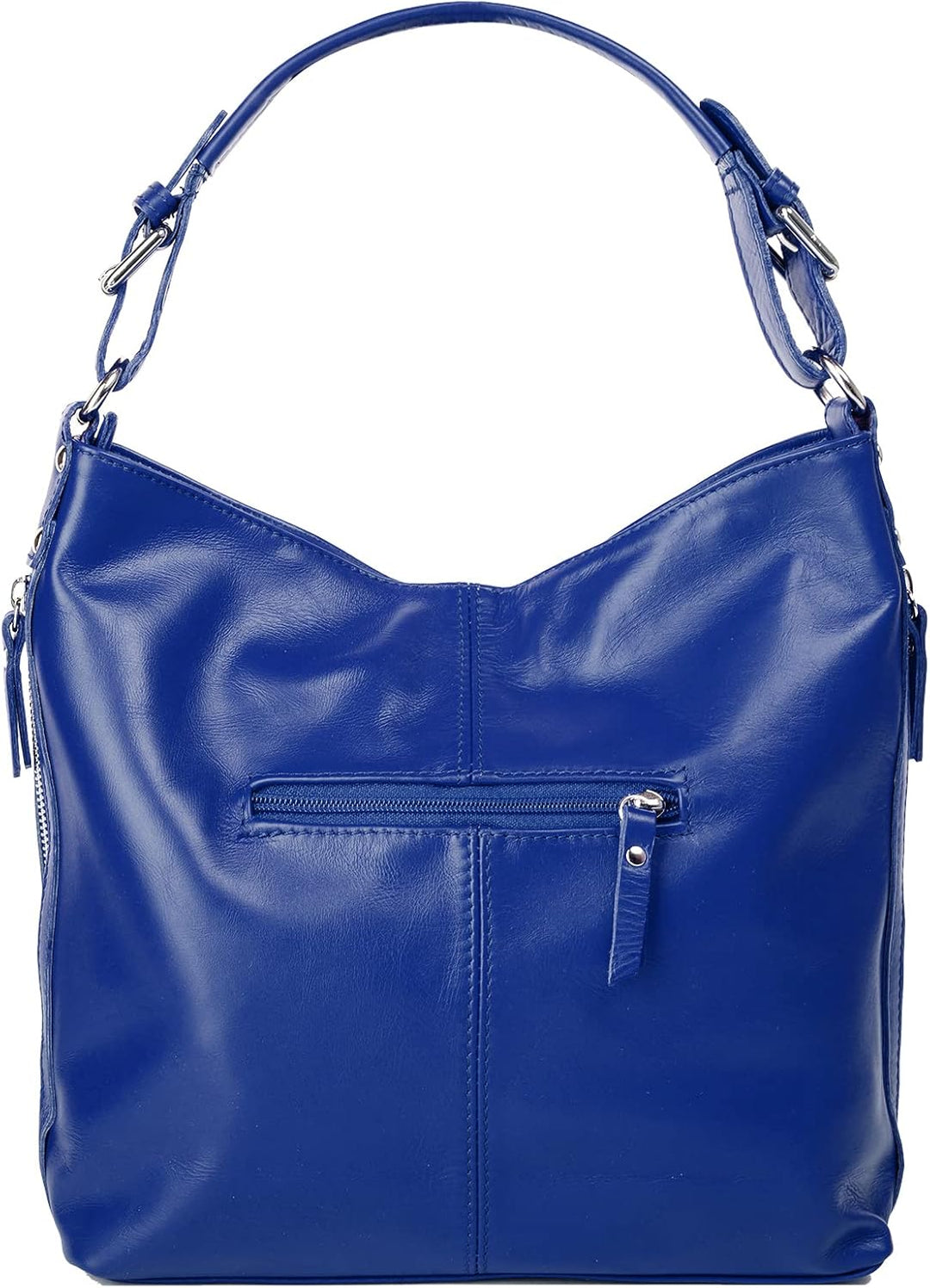 Handtasche Echt Leder Damen | Made in Italy, elegante Schultertasche, Umhängetasche aus Leder | 0175