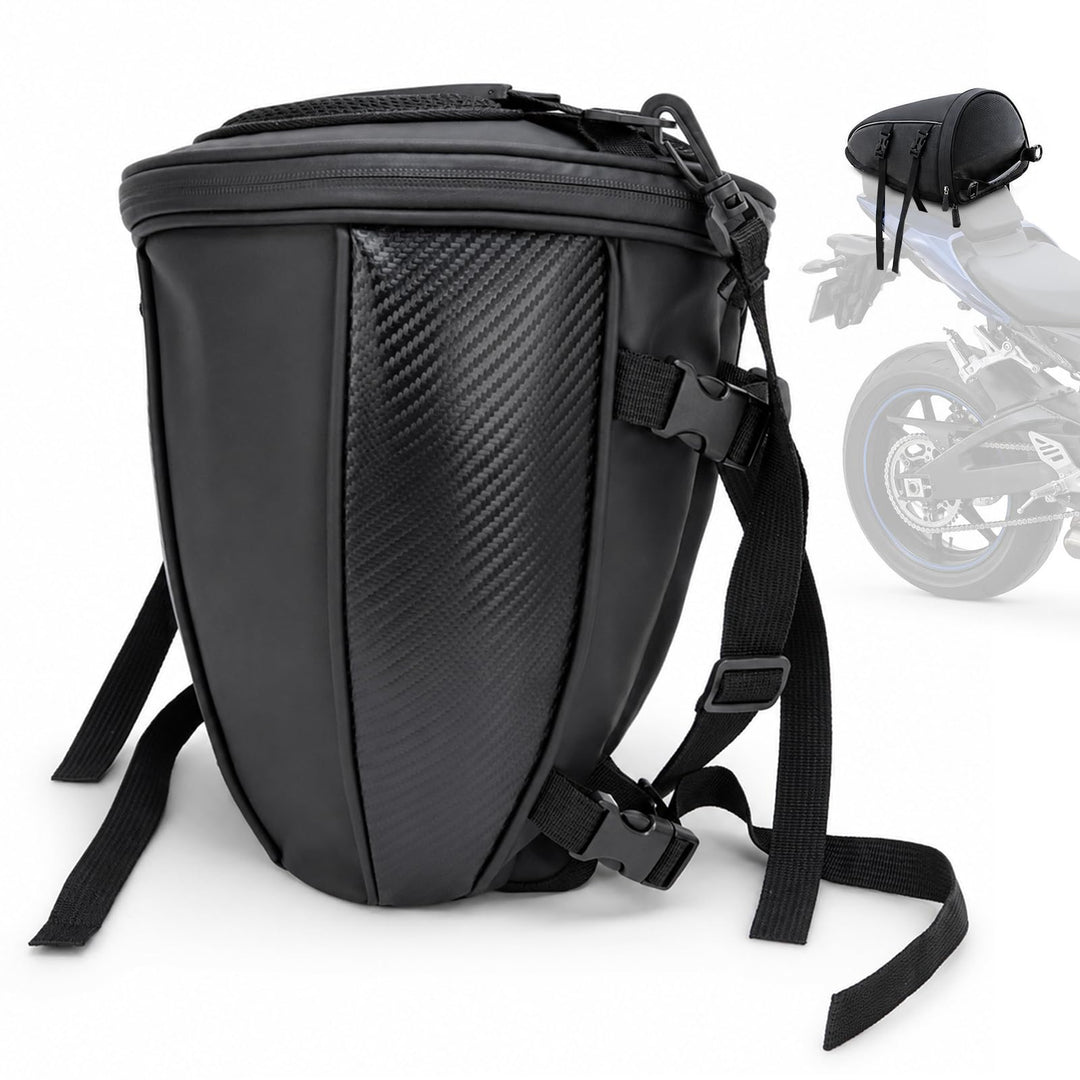 Hecktasche Motorrad Wasserdicht Klein, Sozius Tasche 10L Motorradtasche Heck, Motorcycle Tail Bag, T