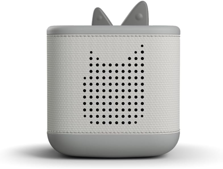 tonies Toniebox 2 Bundle Incl. 2 Schlummerbande Schlummerbär und Hase, Mondgrau, Audioplayer für Hör