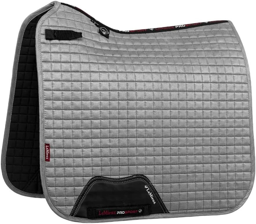 LeMieux Prosport Suede Dressage Square Dressurschabracke L grau, L grau
