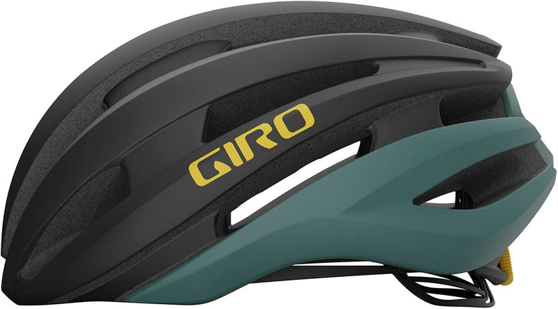 Giro Synthe MIPS II Rennrad Fahrrad Helm schwarz/grün 2021 S (51-55cm), S (51-55cm)