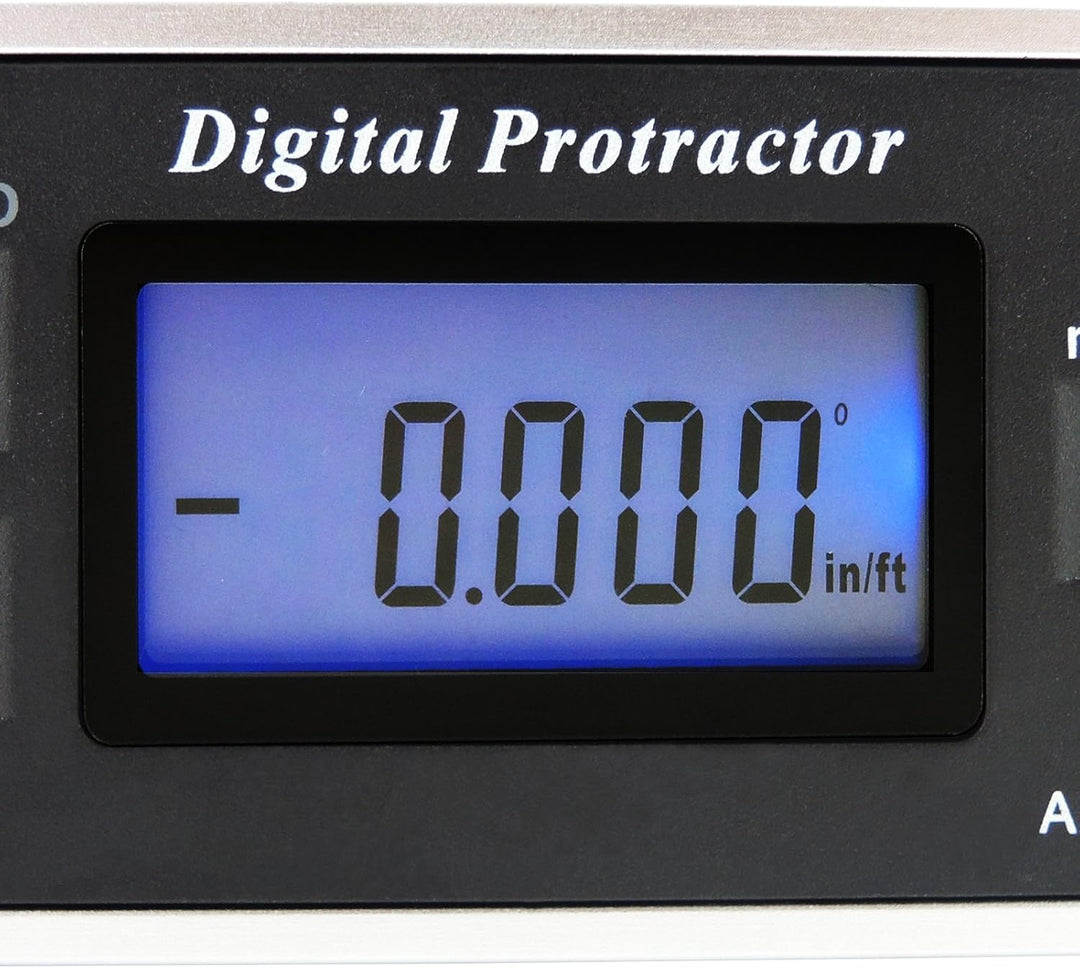Winkelsucher Ebene Protractor Inclinometer Magnetic V-Groove 0~360 Grad mit Hintergrundbeleuchtung D