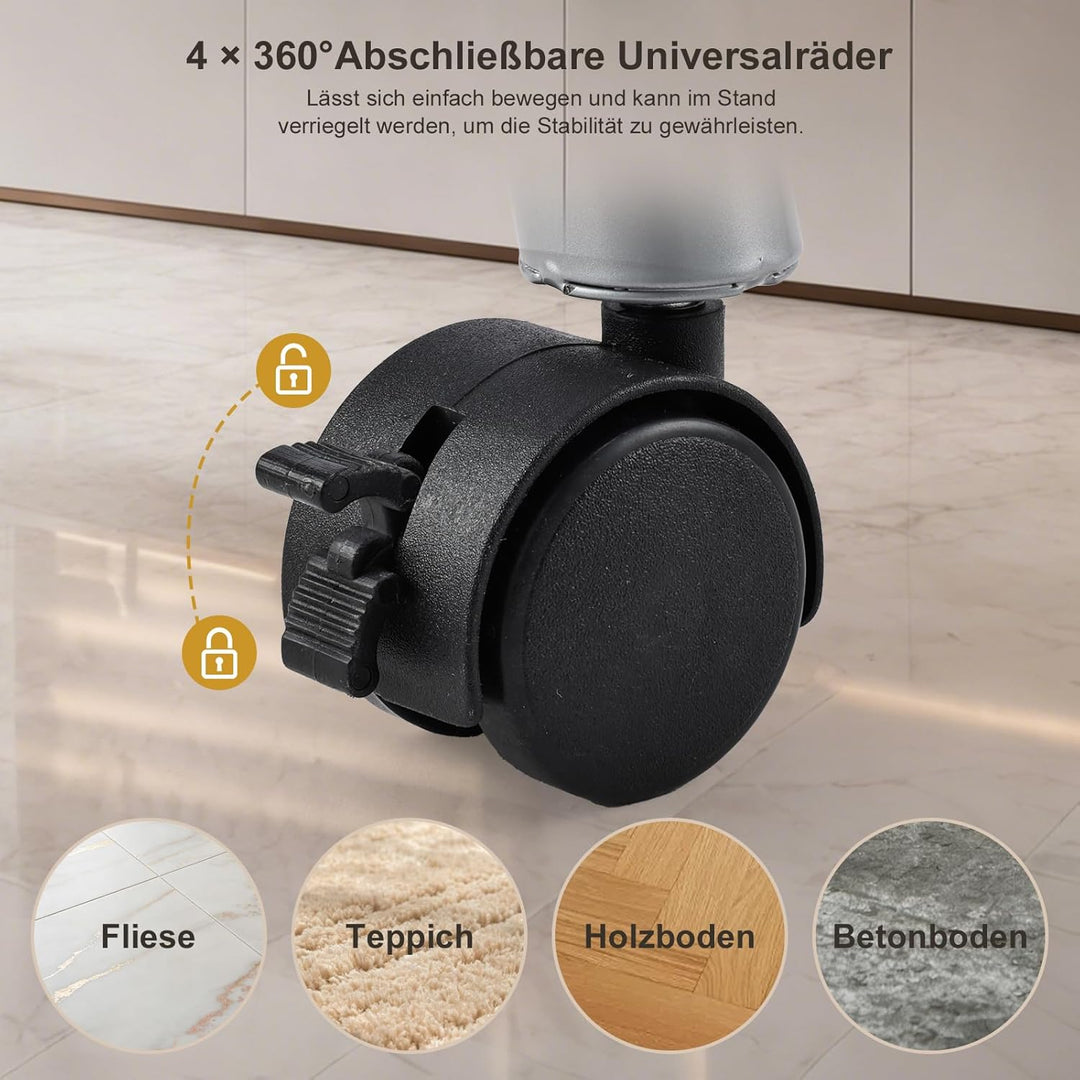 Faquenc Professioneller Maniküretisch mit Absaugung Nagelstaubsauger, Faltbar Nageltisch Maniküre Ti