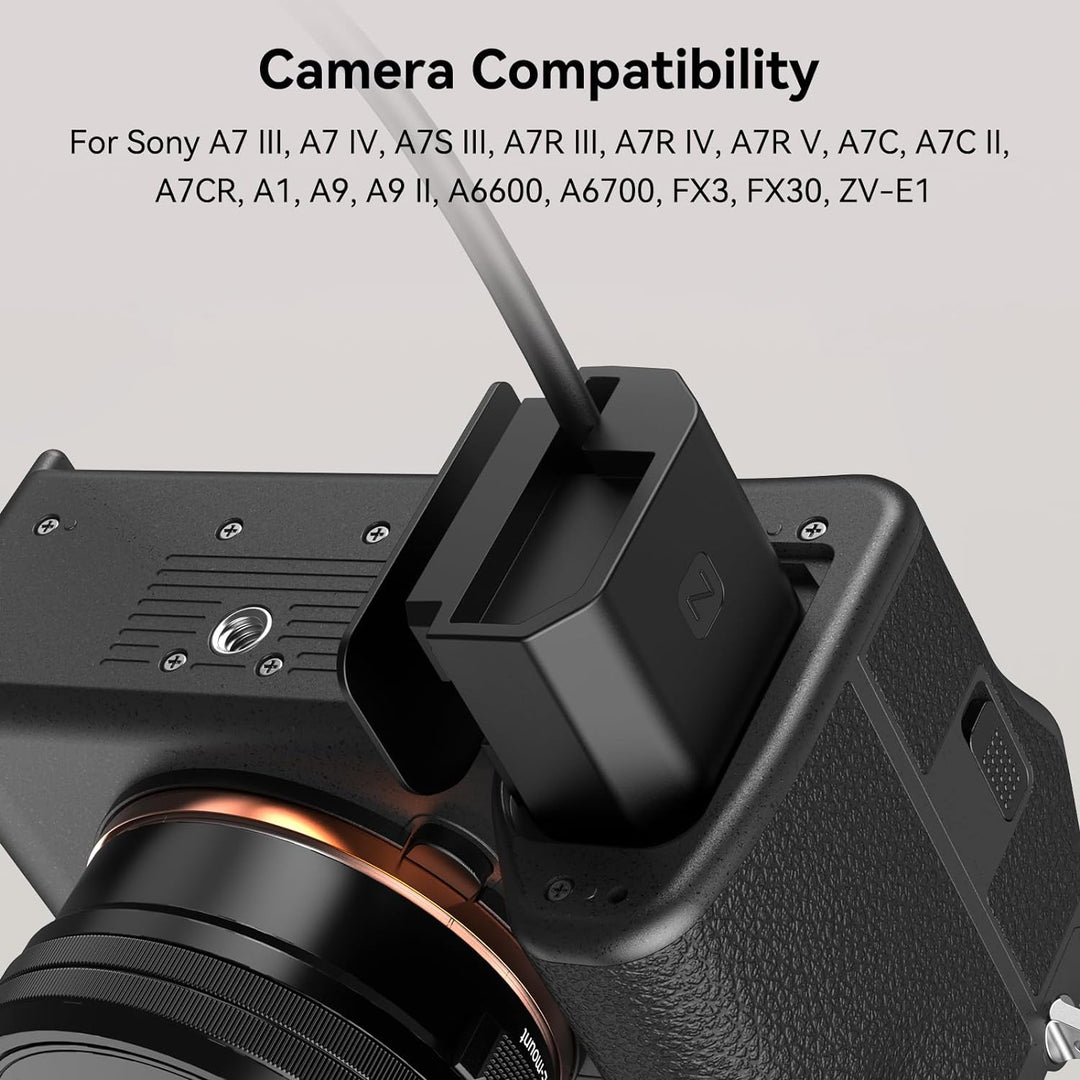 SMALLRIG D-Tap auf NP-FZ100 Dummy-Akku, NP-FZ100 Spiral-Stromkabel für Sony A7R V, A7S III, A7R IV,