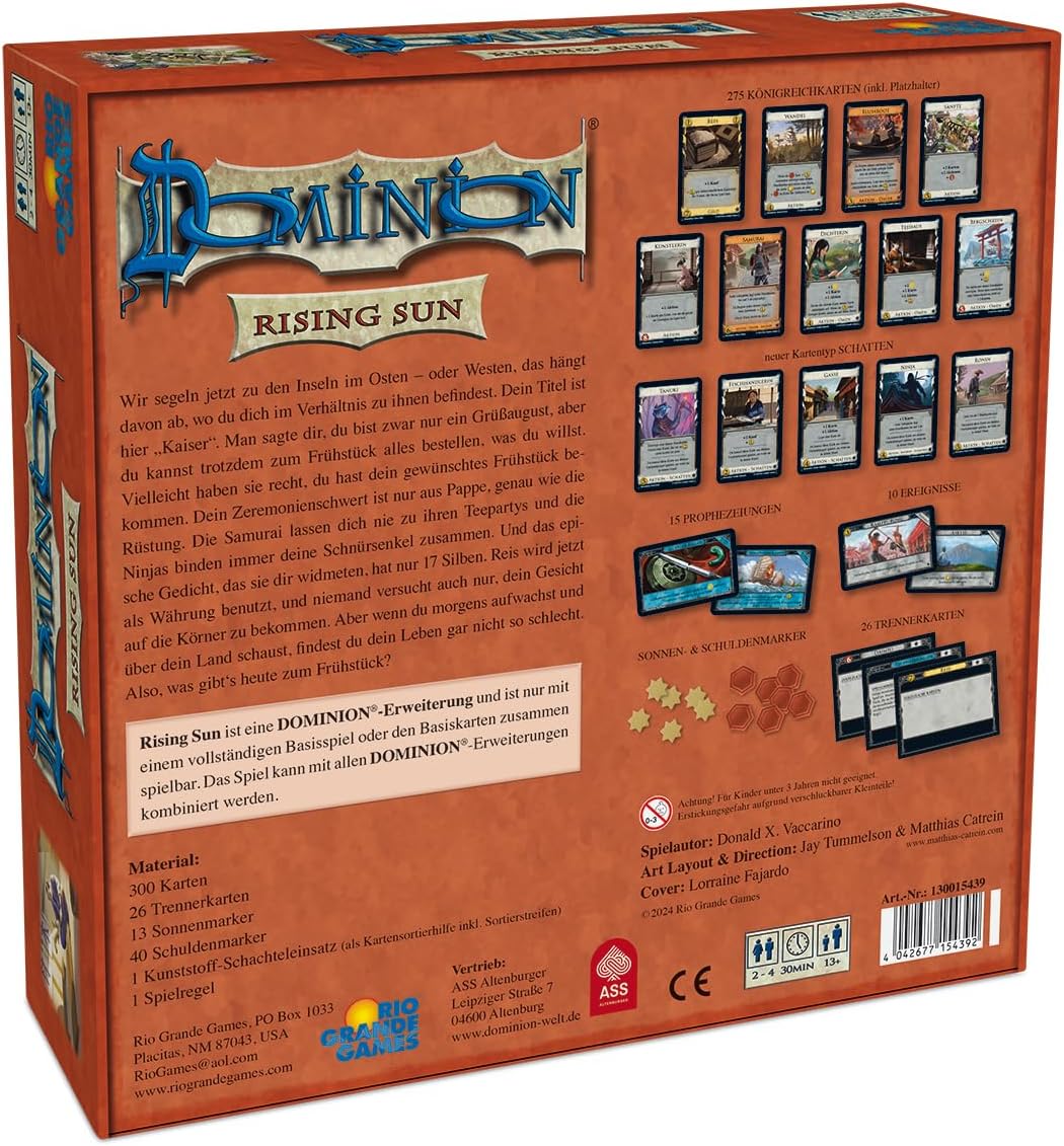 Rio Grande Games Dominion - Rising Sun